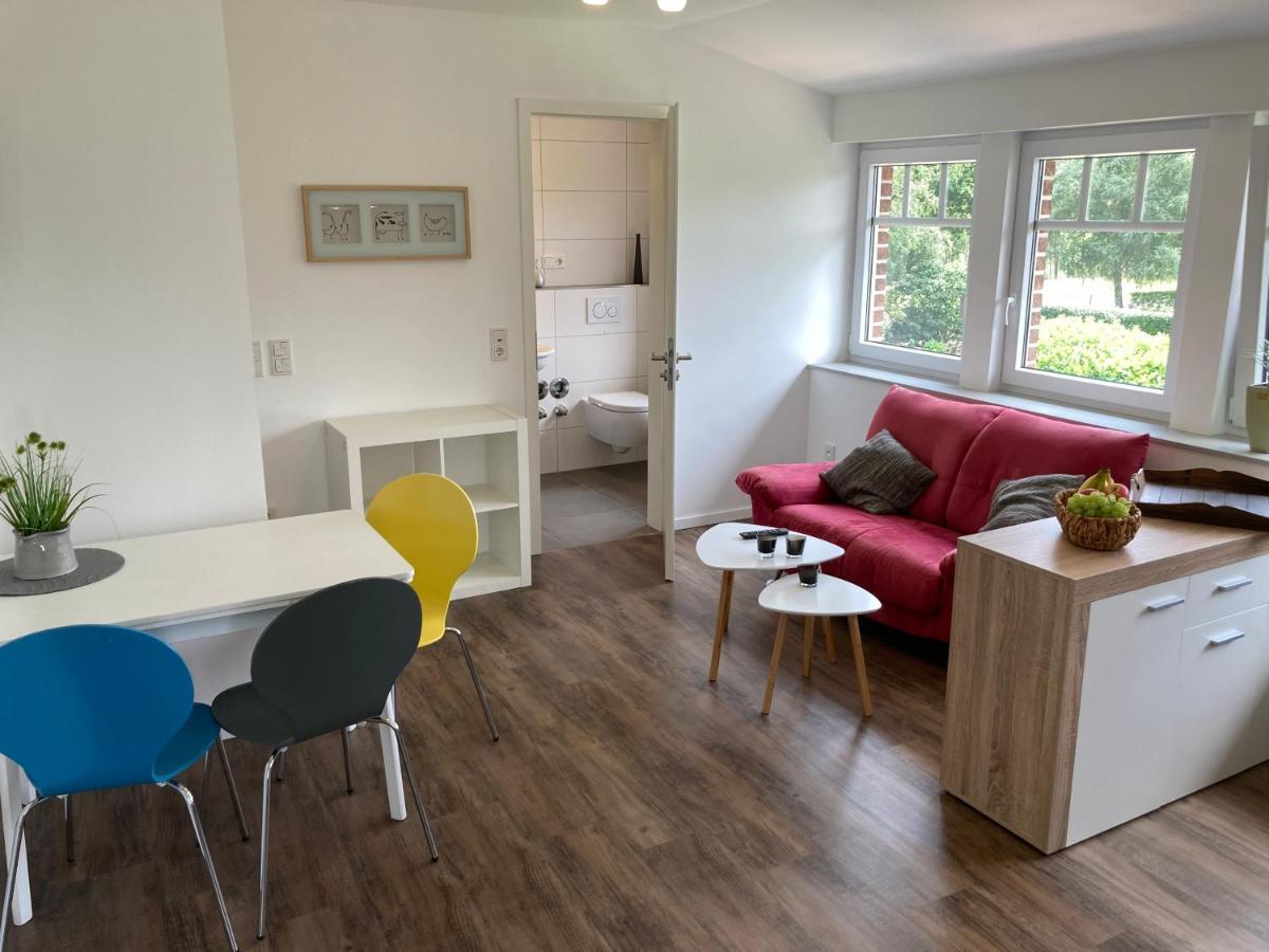 Ferienwohnung Heeser Birkenhof - Urlaub Auf Dem Bauernhof Mit Blick Ins Gruene Weeze Eksteriør billede